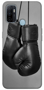 Чехол Черные боксерские перчатки для Oppo A53