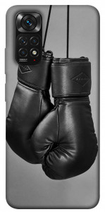Чехол Черные боксерские перчатки для Xiaomi Redmi Note 11S