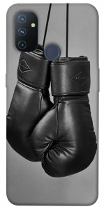 Чехол Черные боксерские перчатки для OnePlus Nord N100