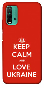 Чехол Keep calm and love Ukraine для Xiaomi Redmi 9T