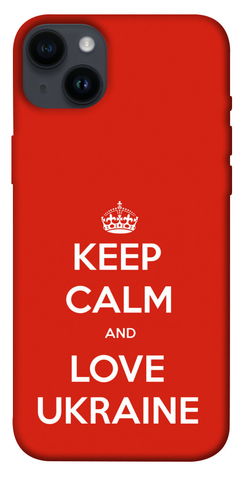 

Чехол Keep calm and love Ukraine для iPhone 14 Plus 1466609