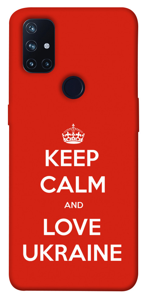 

Чохол Keep calm and love Ukraine для OnePlus Nord N10 5G 1466614