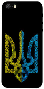 Чехол Жовтоблакитний герб для iPhone 5S