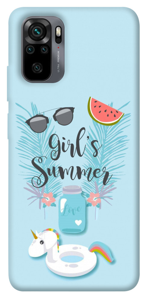 

Чехол Girls summer для Xiaomi Redmi Note 10S 1468425