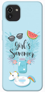 Чехол Girls summer для Galaxy A03