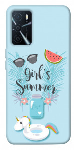 Чехол Girls summer для Oppo A16 4G