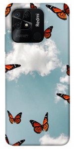 Чехол Summer butterfly для Xiaomi Redmi 10C