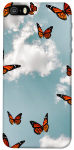 Чехол Summer butterfly для iPhone 5S