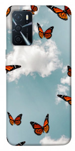 Чехол Summer butterfly для Oppo A16 4G