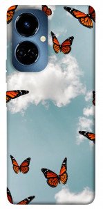 Чехол Summer butterfly для TECNO Camon 19 Pro (CI8n)