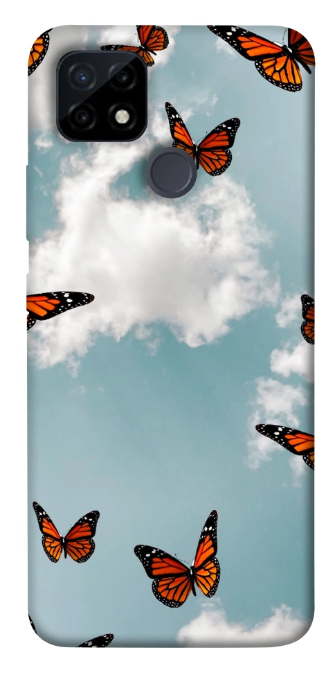 Чехол Summer butterfly для Realme C25Y