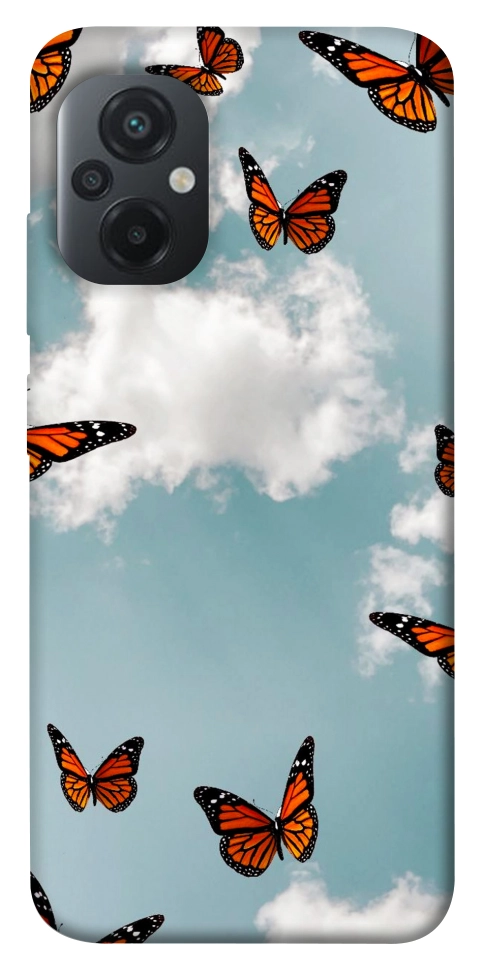 Чохол Summer butterfly для Xiaomi Poco M5