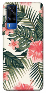 Чехол Tropic flowers для Vivo Y51a