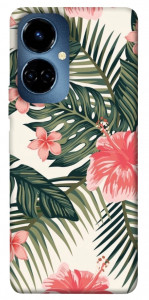 Чохол Tropic flowers для TECNO Camon 19 (CI6n)