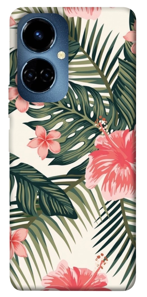 Чехол Tropic flowers для TECNO Camon 19 (CI6n)