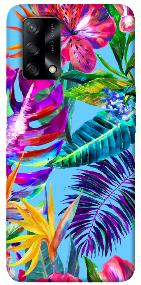 Чехол Watercolor flowers для Oppo F19