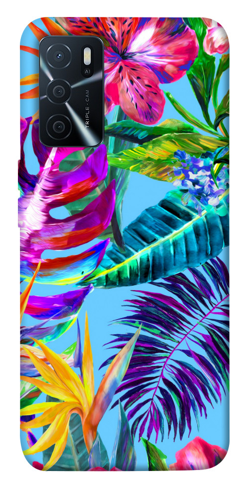 Чехол Watercolor flowers для Oppo A16