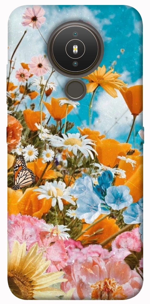 

Чехол Летние цветы для Nokia 1.4 1469582