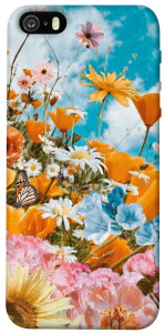 Чехол Летние цветы для iPhone 5