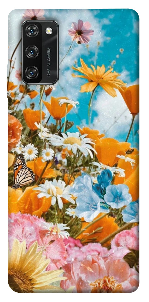 

Чехол Летние цветы для Blackview A100 1469626