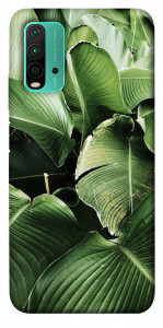 Чехол Тропическая листва для Xiaomi Redmi 9T
