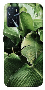 Чехол Тропическая листва для Oppo A16 4G
