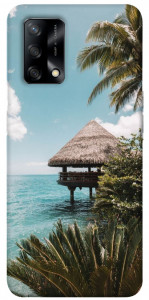 Чехол Тропический остров для Oppo A74 4G