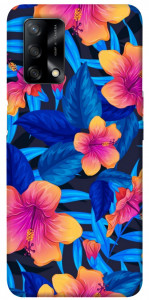 Чехол Цветочная композиция для Oppo A74 4G