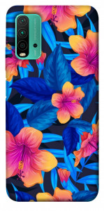Чехол Цветочная композиция для Xiaomi Redmi Note 9 4G