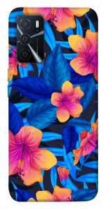 Чехол Цветочная композиция для Oppo A16 4G
