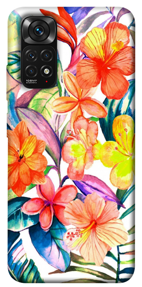 

Чехол Цветочный коктейль для Xiaomi Redmi Note 11S 1470593