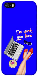 Чехол Do work you love для iPhone 5S