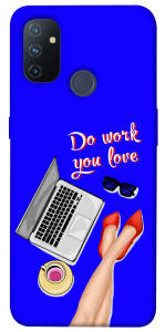 Чехол Do work you love для OnePlus Nord N100
