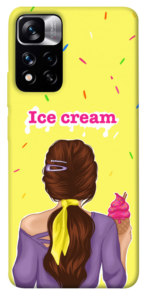 

Чехол Ice cream girl для Xiaomi Redmi Note 11 5G 1471730