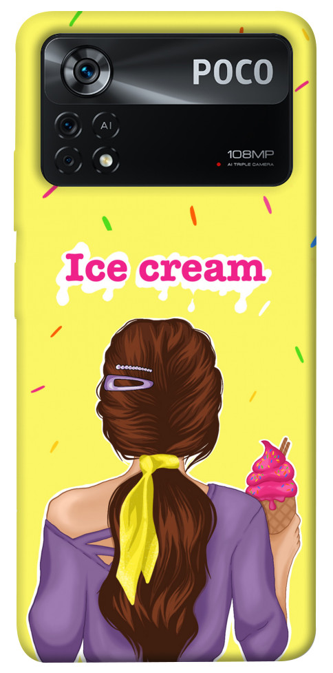 

Чехол Ice cream girl для Xiaomi Poco X4 Pro 1471731