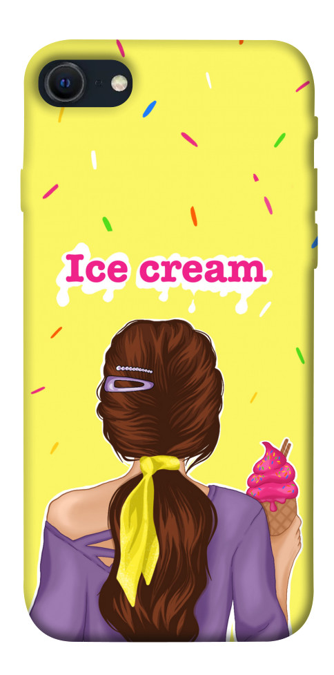 

Чехол Ice cream girl для iPhone SE (2022) 1471765
