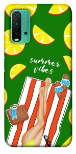 Чехол Summer girl для Xiaomi Redmi Note 9 4G