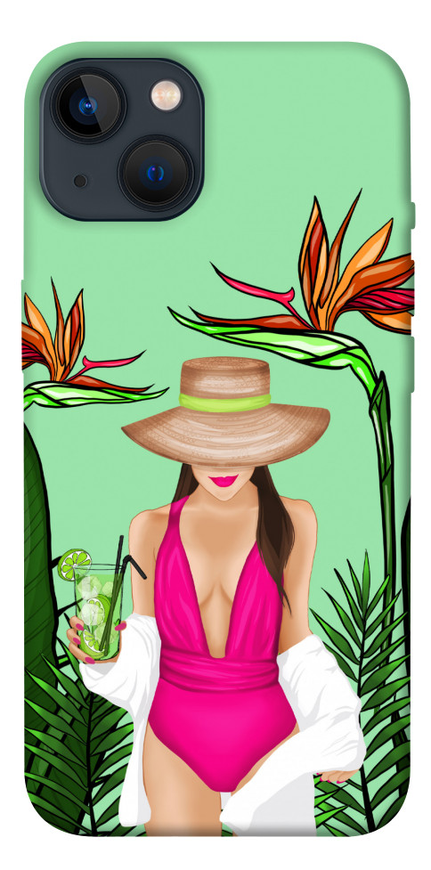 

Чехол Tropical girl для iPhone 13 1471897