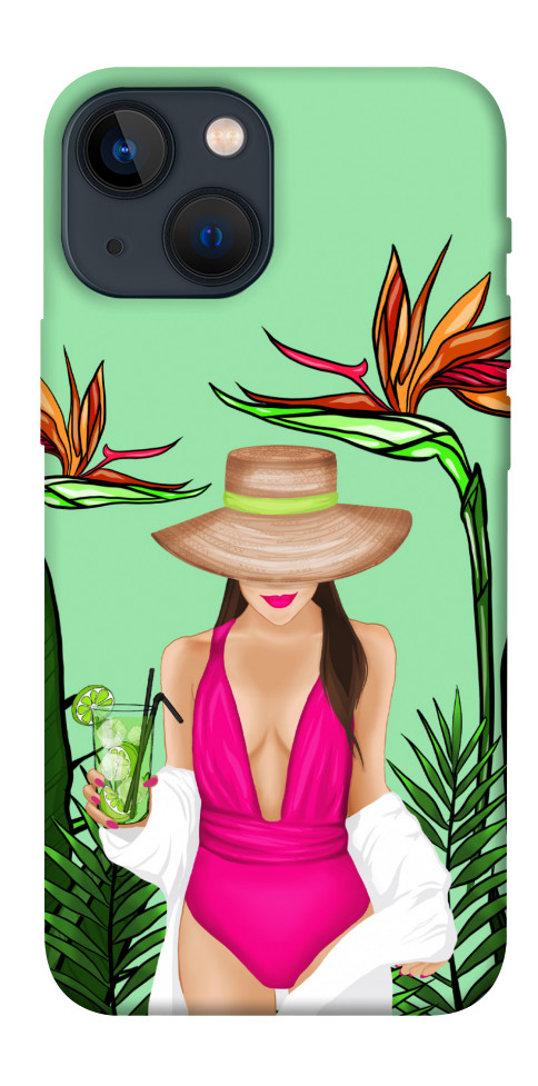 

Чехол Tropical girl для iPhone 13 mini 1471898