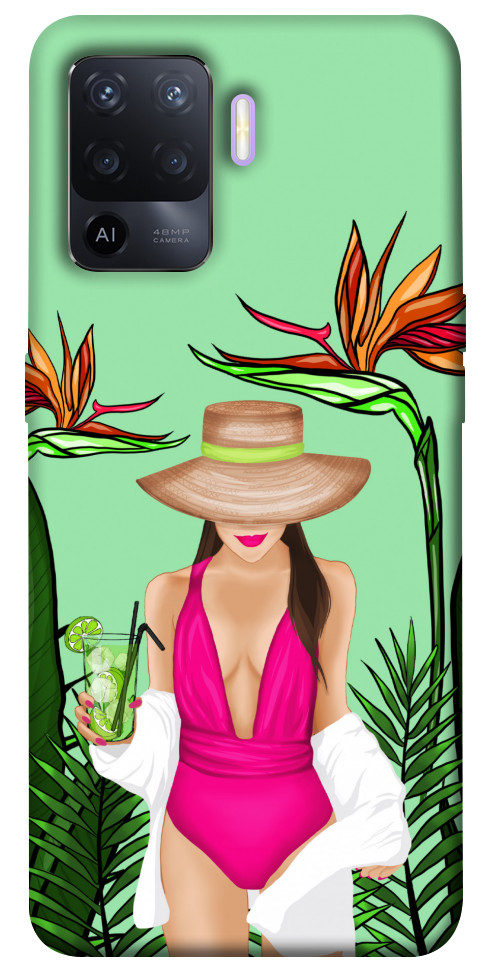 

Чехол Tropical girl для Oppo A94 1471915