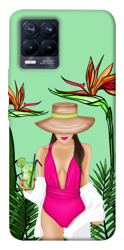 

Чохол Tropical girl для Realme 8 1471935
