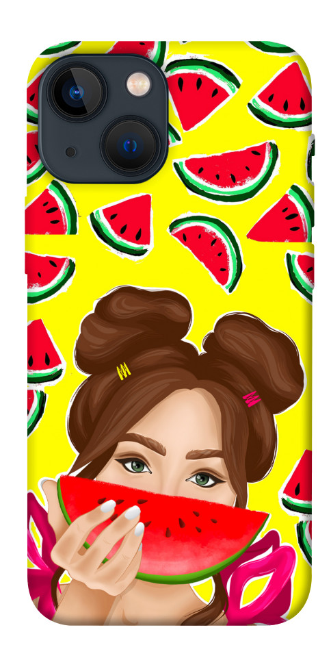 Чехол Watermelon girl для iPhone 13 mini