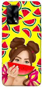 Чехол Watermelon girl для Oppo A74 4G