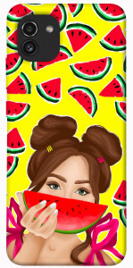 Чехол Watermelon girl для Galaxy A03