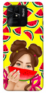 Чехол Watermelon girl для Xiaomi Redmi 10C