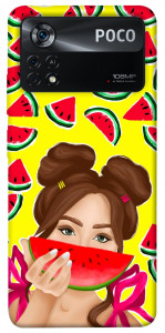 Чехол Watermelon girl для Xiaomi Poco X4 Pro