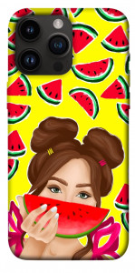 Чохол Watermelon girl для iPhone 14 Pro Max