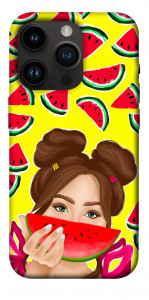 Чохол Watermelon girl для iPhone 14 Pro