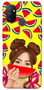 Чехол Watermelon girl для OnePlus Nord N100