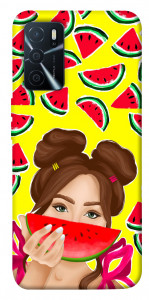 Чехол Watermelon girl для Oppo A16 4G